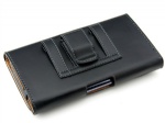 PU leather case with clip