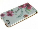 PU Leather stylish flower butterfly heart design cases