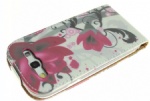 stylish print pu flip leather cases