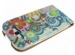 stylish print pu flip leather cases