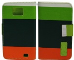 Samsung S2 I9100 Hybrid wallet leather case