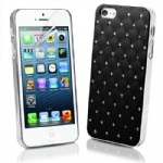 iphone CHROME DESIGN DIAMANTE BLING CASE