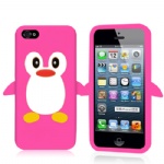 iphone cute penguin silicon skin case