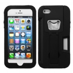 BEER BOTTLE OPENER HOLDER CASE COVER STAND IPHONE 5 5G with CREDIT CARD SLOT